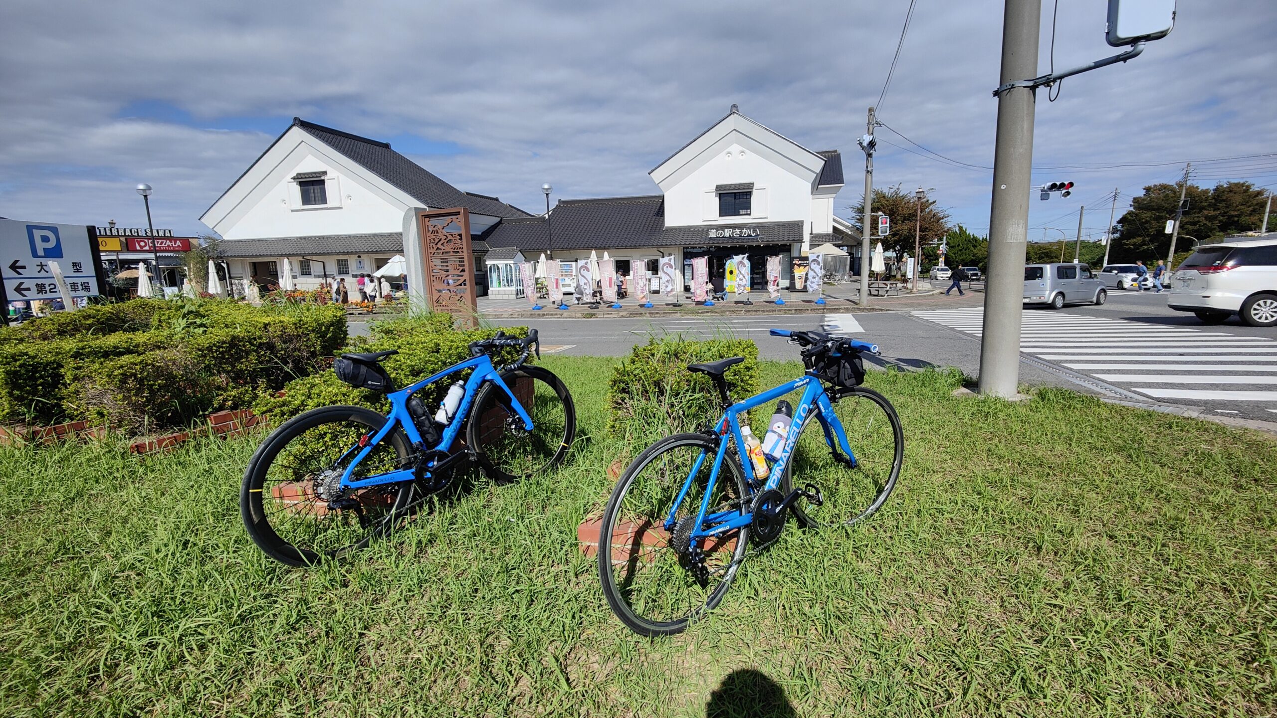 江戸川サイクリングロードで沖縄そば